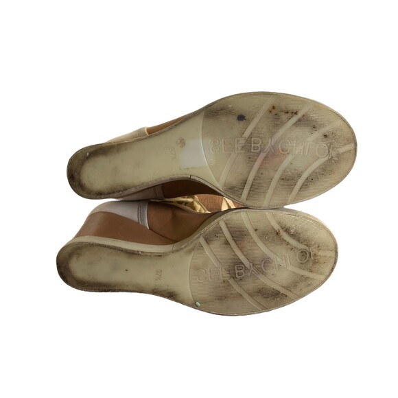 See by Chloe Colorblock Wedge Lace Up Sneaker EU 37.5 US 7/7.5 - Picture 6 of 8